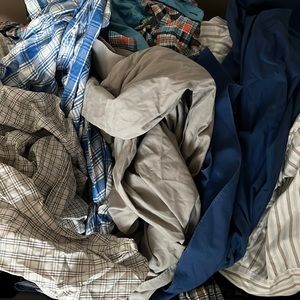Lot of 26 dress shirts - designer brands